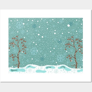 Winter Trees Posters and Art